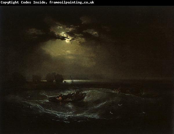 Joseph Mallord William Turner Fishermen at Sea  (The Cholmeley Sea Piece)